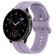 For Amazfit GTR Mini 20mm Flat Head Groove Reverse Buckle Silicone Watch Band(Light Purple) -  by PMC TechLife | Online Shopping South Africa | PMC TechLife