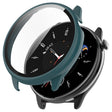 For Amazfit GTR Mini PC + Tempered Film Integrated Watch Protective Case(Pine Green) -  by PMC TechLife | Online Shopping South Africa | PMC TechLife