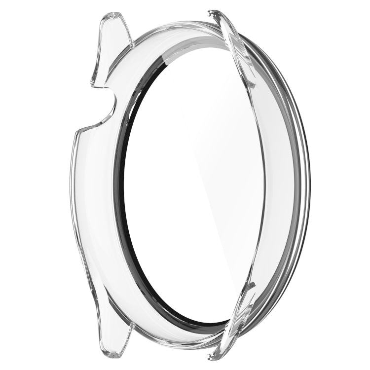 For Amazfit GTR Mini PC + Tempered Film Integrated Watch Protective Case(Transparent)
