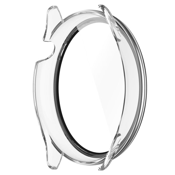 For Amazfit GTR Mini PC + Tempered Film Integrated Watch Protective Case(Transparent)