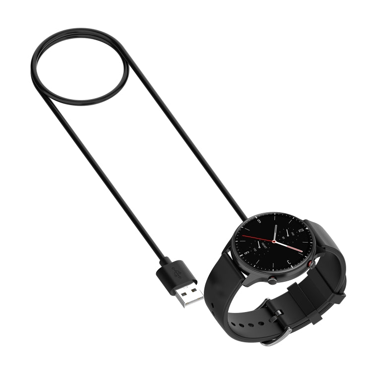 For Amazfit GTR Mini Magnetic Cradle Charger USB Charging Cable, Length: 1m(Black)