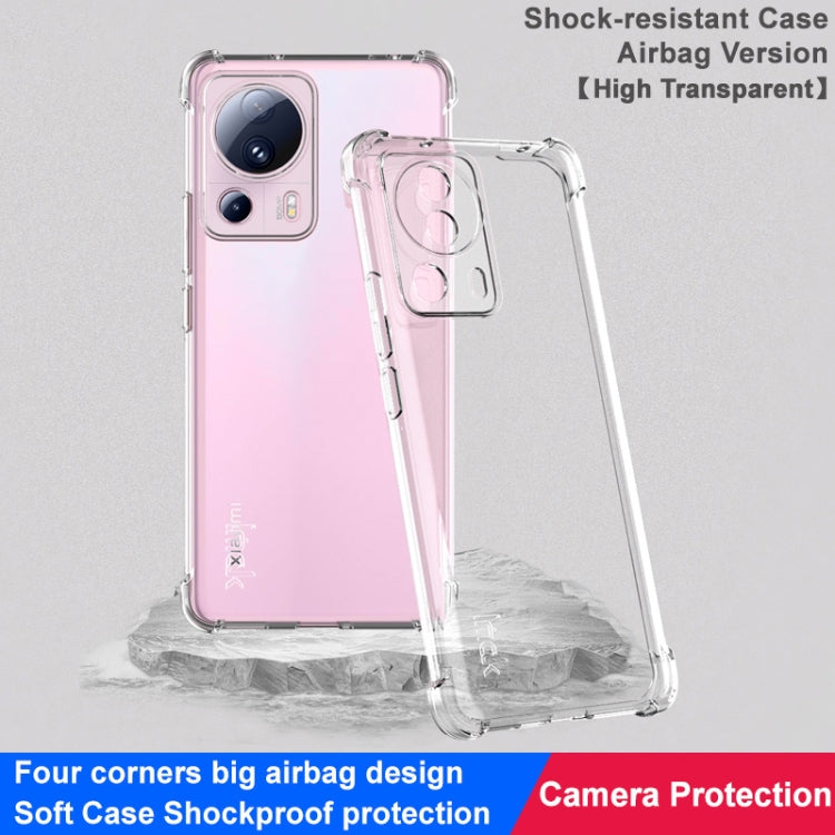 For Xiaomi 13 Lite 5G / Civi 2 5G imak Shockproof Airbag TPU Phone Case(Transparent)