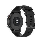 For Honor Watch GS 3i 22mm Small Plaid Texture Silicone Watch Band(Black)