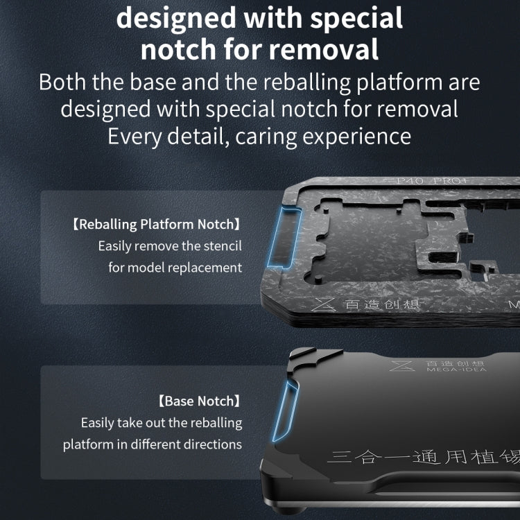 For Huawei P40 Pro+ Qianli Mega-idea Multi-functional Middle Frame Positioning BGA Reballing Platform