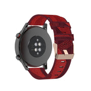 For Honor Watch GS 3i 22mm Nylon Woven Watch Band(Red)