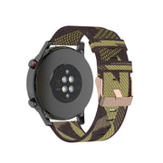 For Honor Watch GS 3i 22mm Nylon Woven Watch Band(Yellow)