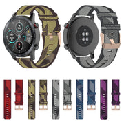 For Honor Watch GS 3i 22mm Nylon Woven Watch Band(Yellow)