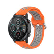 For Honor Watch GS 3i 22mm Sports Two-tone Silicone Watch Band(Orange Grey) - Smart Wear by PMC TechLife | Online Shopping South Africa | PMC TechLife