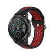 For Honor Watch GS 3i 22mm Sports Two-tone Silicone Watch Band(Black Red) -  by PMC TechLife | Online Shopping South Africa | PMC TechLife