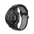 For Honor Watch GS 3i 22mm Sports Two-tone Silicone Watch Band(Black Grey) - Smart Wear by PMC TechLife | Online Shopping South Africa | PMC TechLife