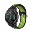 For Honor Watch GS 3i 22mm Sports Two-tone Silicone Watch Band(Black Lime) -  by PMC TechLife | Online Shopping South Africa | PMC TechLife