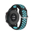 For Honor Watch GS 3i 22mm Sports Two-tone Silicone Watch Band(Black Blue) -  by PMC TechLife | Online Shopping South Africa | PMC TechLife