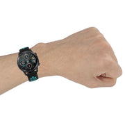 For Honor Watch GS 3i 22mm Sports Two-tone Silicone Watch Band(Midnight Blue Grey)