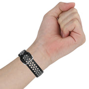 For Honor Watch GS 3i 22mm Sports Two-tone Silicone Watch Band(Black Lime)