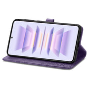 For Xiaomi Redmi K60 Pro Mandala Flower Embossed Leather Phone Case(Purple)