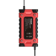 FOXSUR 12V / 24V / 10A Car / Motorcycle Battery Smart Repair Lead-acid Battery Charger, Plug Type:EU Plug