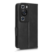 For Huawei P60 / P60 Pro Symmetrical Triangle Leather Phone Case(Black)