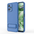 For Xiaomi Redmi Note 12 5G Global Wavy Texture TPU Phone Case with Lens Film(Blue) - free shipping - PMC TechLife - Order now!