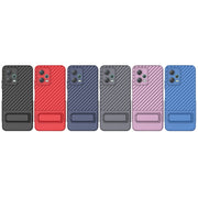 For Xiaomi Redmi Note 12 5G Global Wavy Texture TPU Phone Case with Lens Film(Blue)
