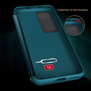 For Huawei P60 Pro Leather + TPU Frame Shockproof Phone Case(Green)