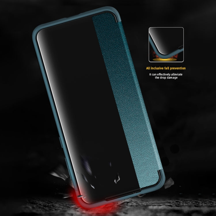 For Huawei P60 Art Leather + TPU Frame Shockproof Phone Case(Black)