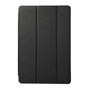 For Samsung Galaxy Tab S6 Lite/Tab S6 Lite 2022 Solid Color 3-folding Leather Tablet Case(Black)