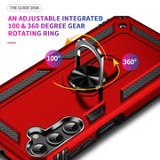 For Samsung Galaxy A24 4G Shockproof TPU + PC Phone Case(Red)