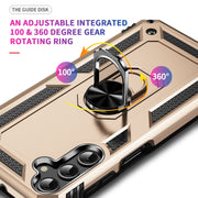 For Samsung Galaxy A24 4G Shockproof TPU + PC Phone Case(Gold)