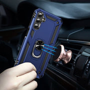 For Samsung Galaxy A24 4G Shockproof TPU + PC Phone Case(Blue)
