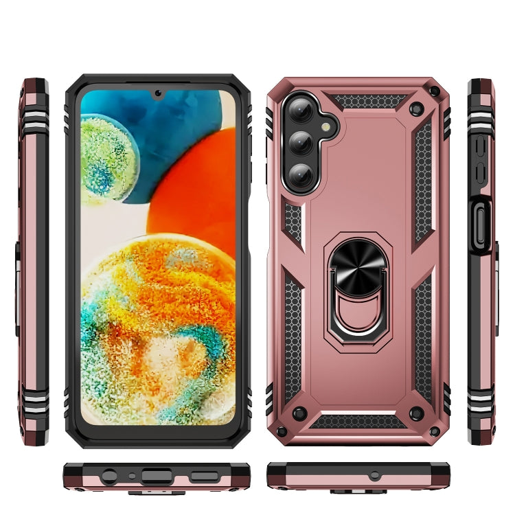 For Samsung Galaxy A24 4G Shockproof TPU + PC Phone Case(Rose Gold)