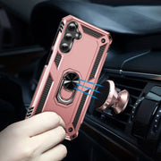 For Samsung Galaxy A24 4G Shockproof TPU + PC Phone Case(Rose Gold)