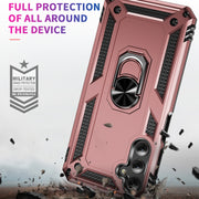 For Samsung Galaxy A24 4G Shockproof TPU + PC Phone Case(Rose Gold)