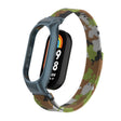 For Xiaomi Mi Band 8 Integrated Metal Case + Milanese Magnetic Watch Band(Grass Green) - Smart Wear by PMC TechLife | Online Shopping South Africa | PMC TechLife