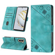 For Huawei nova 10 Skin-feel Embossed Leather Phone Case(Green) - free shipping - PMC TechLife - Order now!