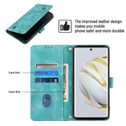 For Huawei nova 10 Skin-feel Embossed Leather Phone Case(Green)