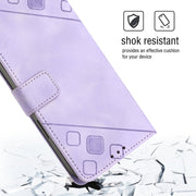 For Huawei nova 10 Skin-feel Embossed Leather Phone Case(Light Purple)