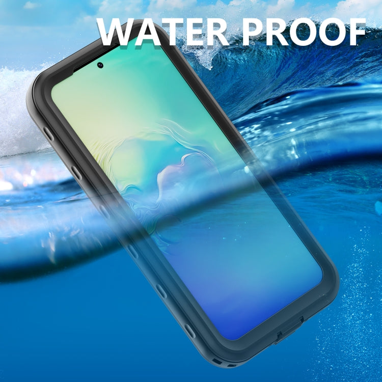 For Samsung Galaxy A54 5G RedPepper Transparent Dot Shockproof Water-resistant PC + TPU Phone Case(Black)