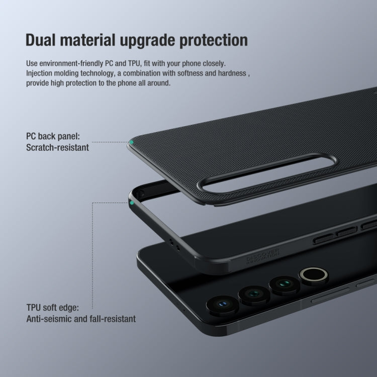 For Meizu 20 Pro NILLKIN Frosted Shield Pro PC + TPU Phone Case(Red)