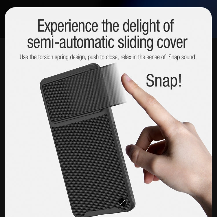 For Xiaomi 13 Pro NILLKIN 3D Textured Nylon Fiber TPU + PC Phone Case(Black)