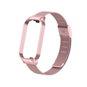 For Redmi Band 2 Milan Buckle Metal Watch Band(Rose Pink)