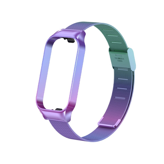 For Redmi Band 2 Milan Buckle Metal Watch Band(Colorful)