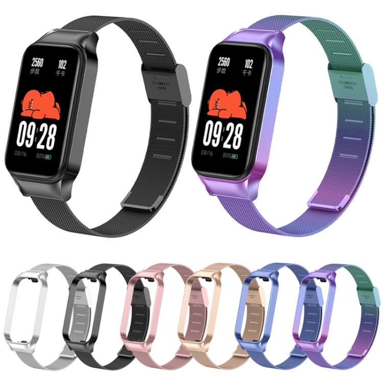 For Redmi Band 2 Milan Buckle Metal Watch Band(Colorful)