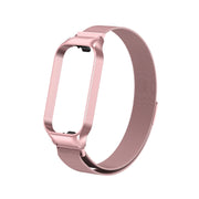 For Redmi Band 2 Milan Magnetic Metal Watch Band(Rose Pink)