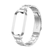 For Redmi Band 2 Three-bead Metal Watch Band(Silver)