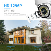 ESCAM PVR007 3MP Smart HD WiFi Camera Support Full Color Night Vision / Motion Detection / Sound Alarm / TF Card(US Plug)
