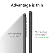 For Samsung Galaxy S23 5G wlons Magsafe Carbon Fiber Kevlar TPU Phone Case(Black)