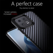 For Xiaomi 13 wlons Magsafe Carbon Fiber Kevlar TPU Phone Case(Black)