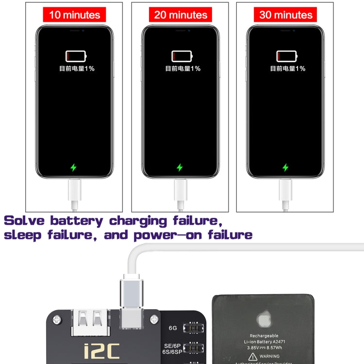 i2C KC01 Multi-function Comprehensive Battery Repair Instrument for iPhone 6-14 Pro Max, Version:Standard Version