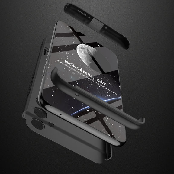 For Samsung Galaxy A34 5G GKK Three Stage Splicing Full Coverage PC Phone Case(Black)