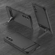 For Samsung Galaxy A34 5G GKK Three Stage Splicing Full Coverage PC Phone Case(Black)